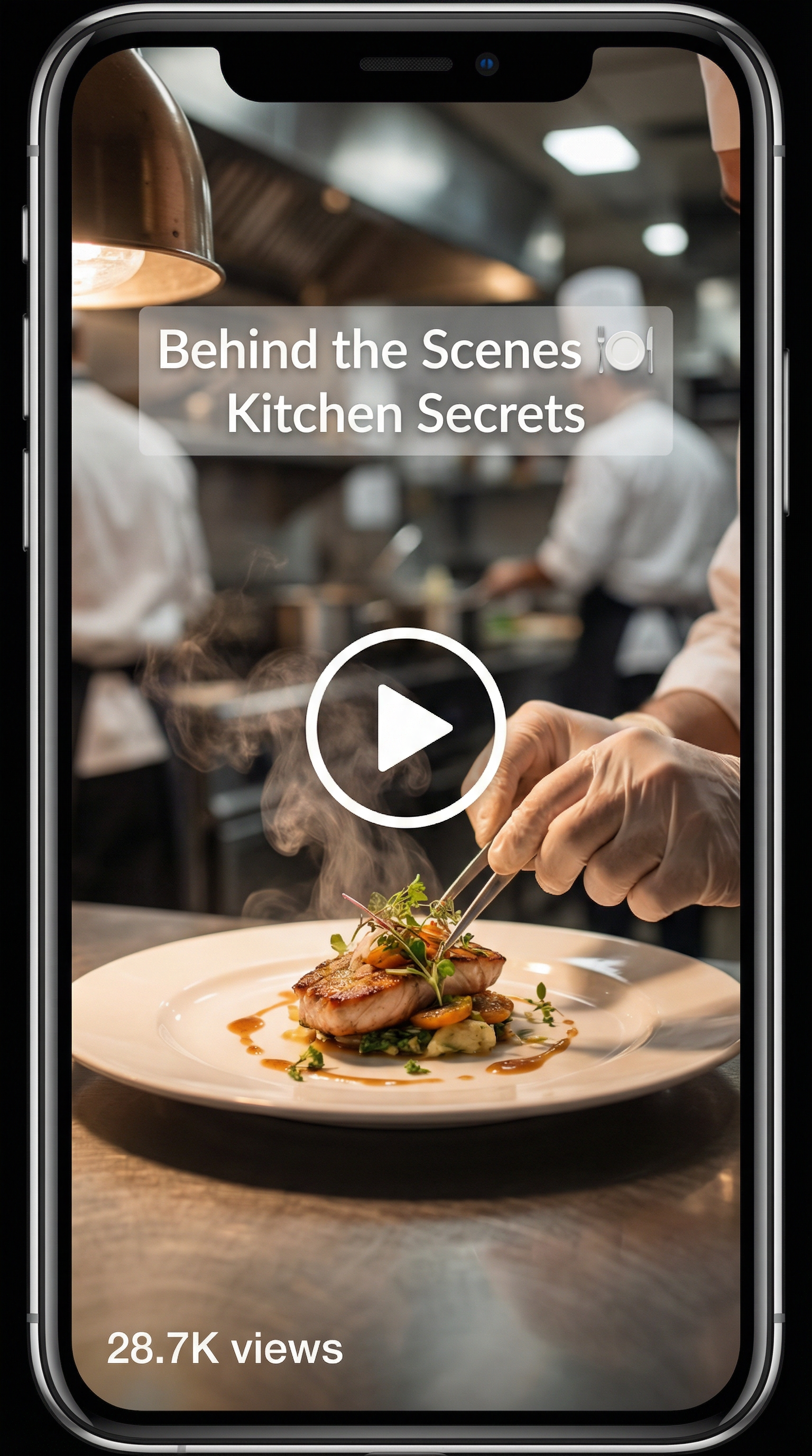 Instagram Reel Example Behind the Scenes Restaurant - Video Marketing